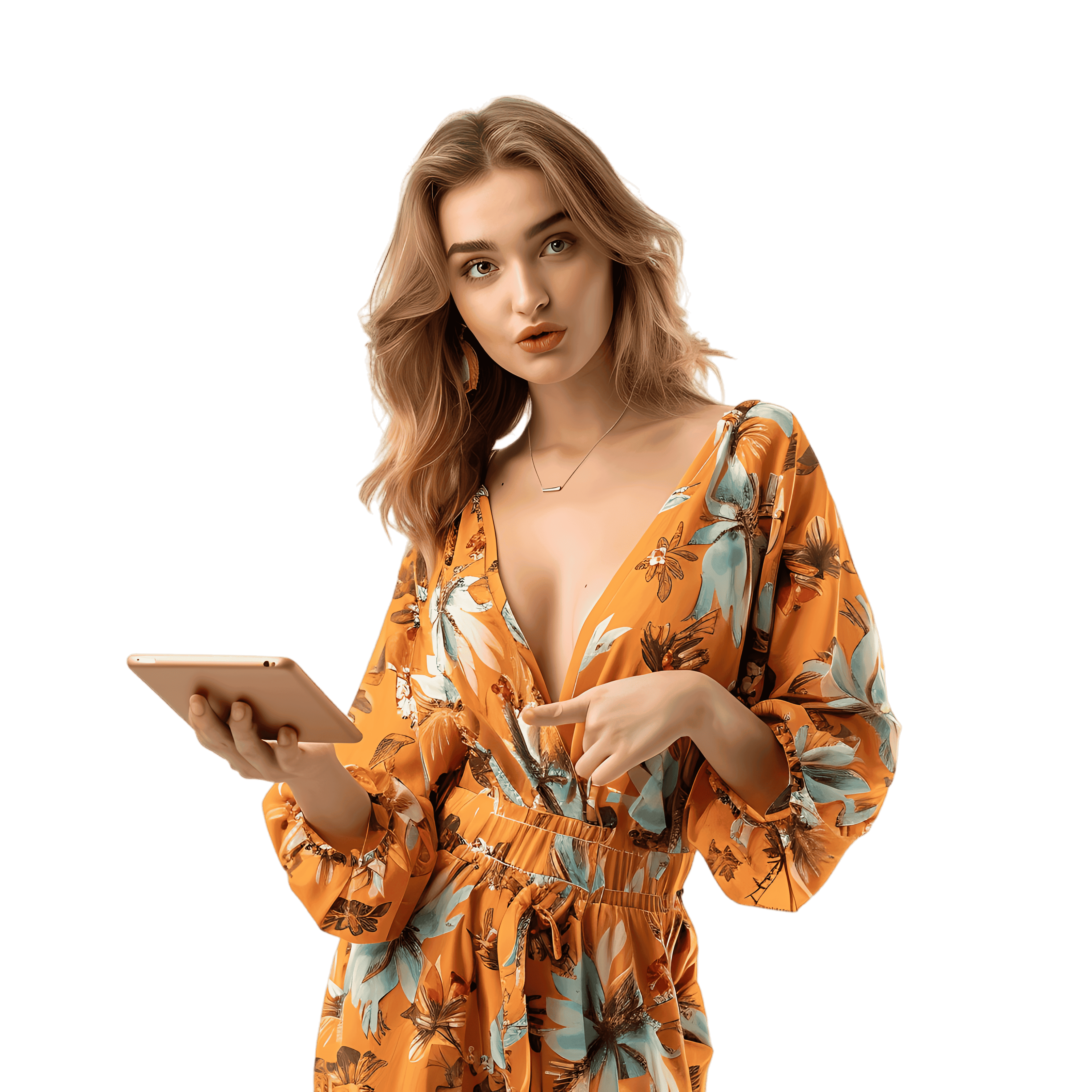 Elegant model showcasing premium clothing collection - Daily Styles by Cara